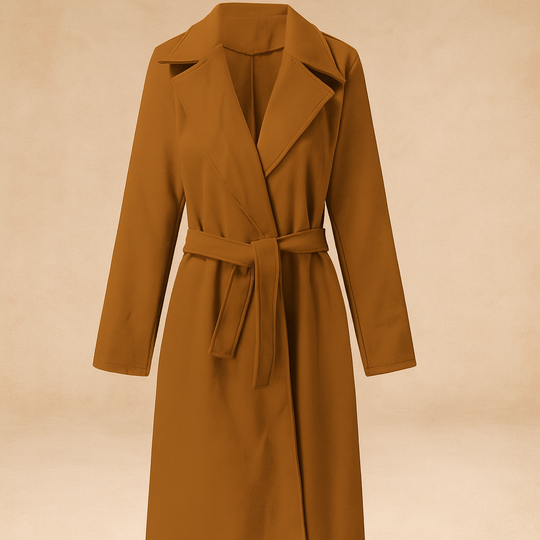 Judith Dames Lange Wollen Jas