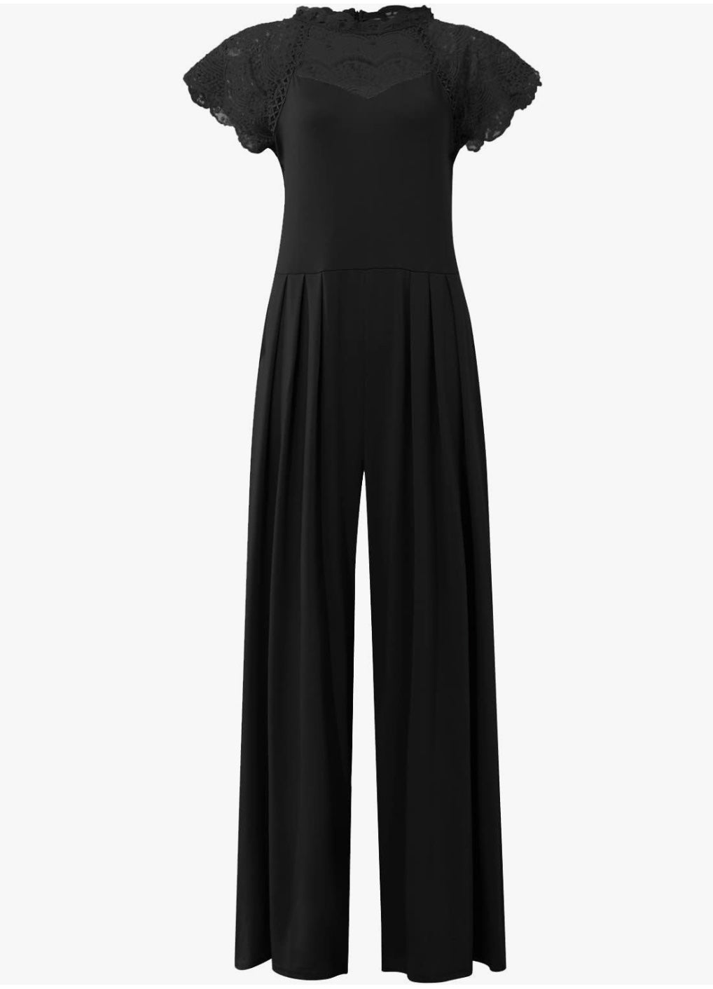 Lisa Violet Dames Jumpsuit Elegante Jumpsuit met Luxe Kant en Hoge Taille