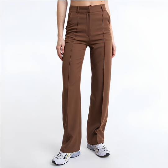 Orchid High Waist Pantalon Met Hoge Taille